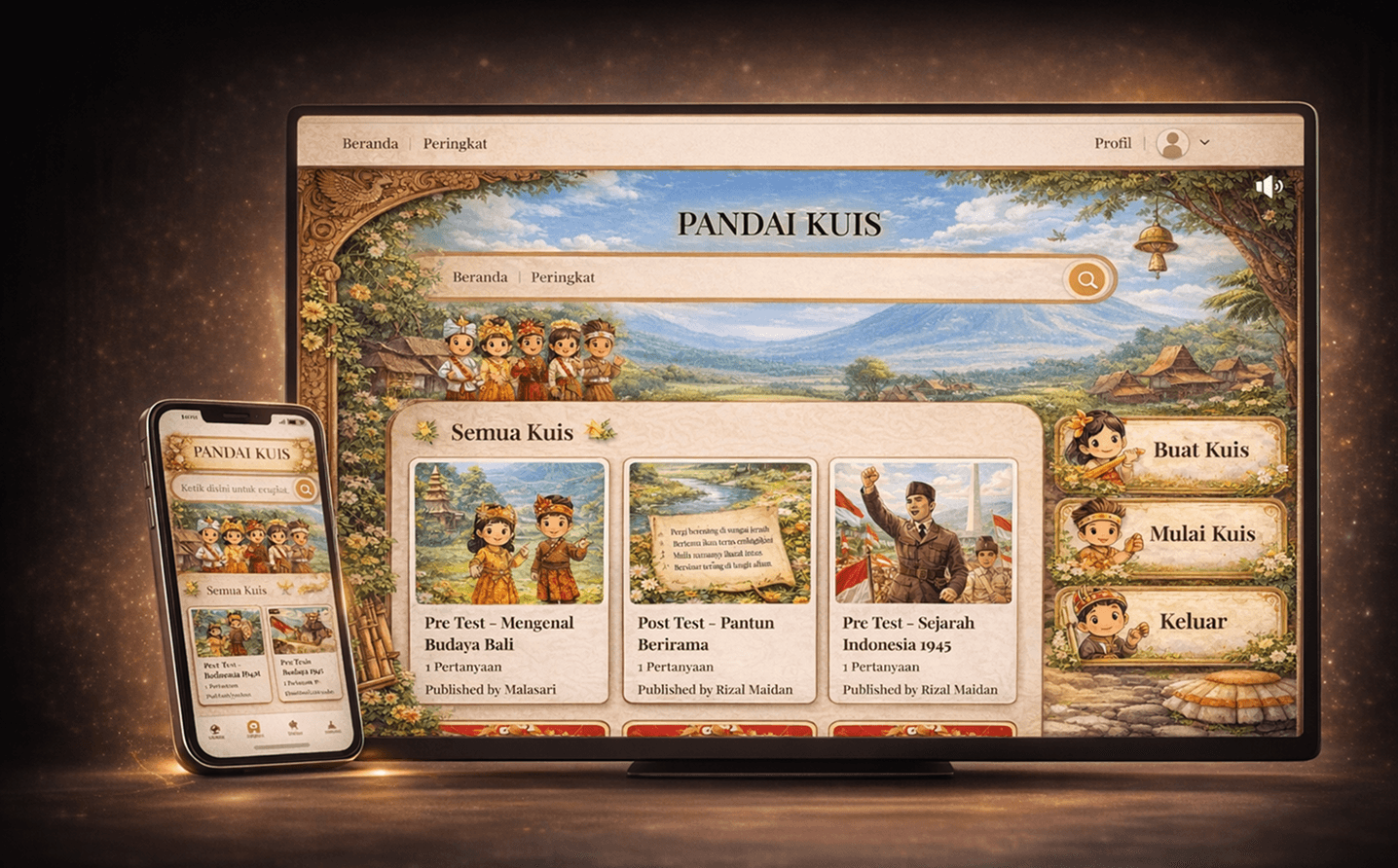EMPATRIMA product interface